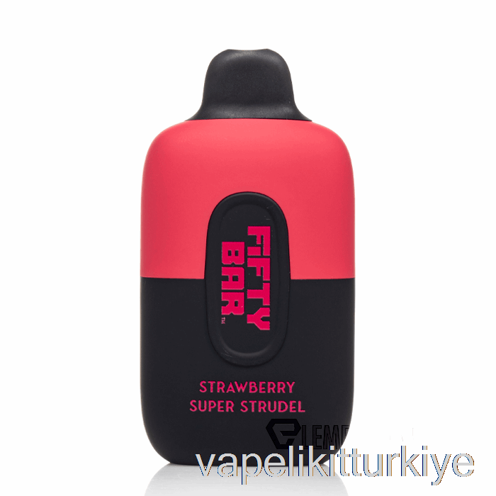 Vape Elektronik Sigara Elli Bar 6500 Tek Kullanımlık çilekli Süper Turta